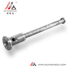 screw and barrel for cold feed rubber extruder screw single screw for PP PE PVC PS non woven degradable film pipe bubble